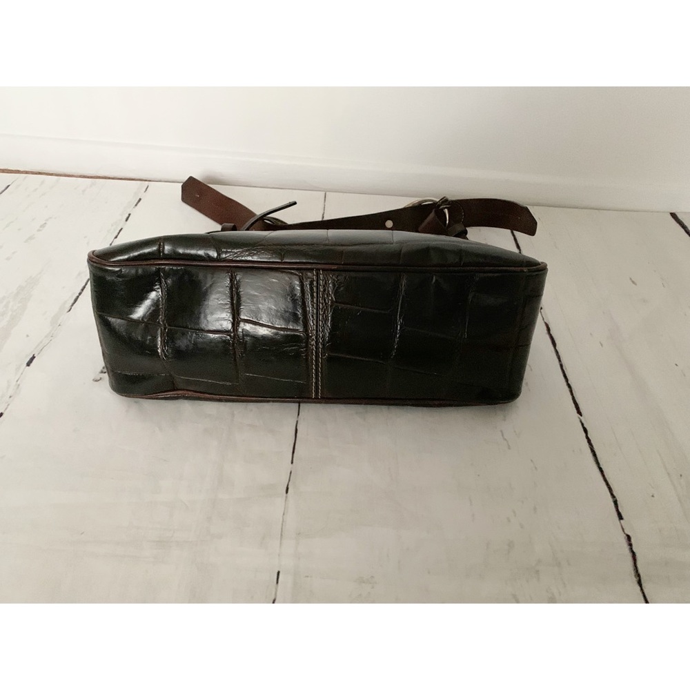 Vintage Dooney & Bourke Croc Leather Handbag - Picture 4 of 10